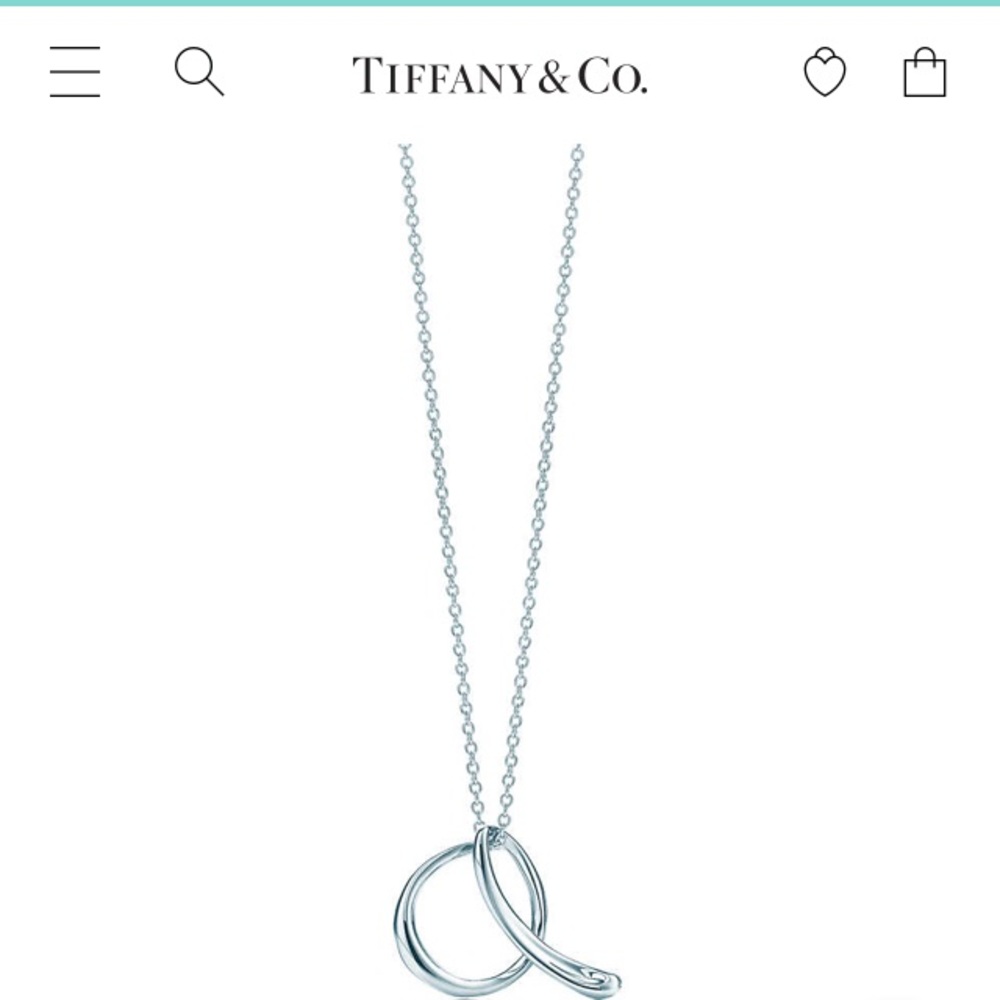 Tiffany Letter “A” Pendant